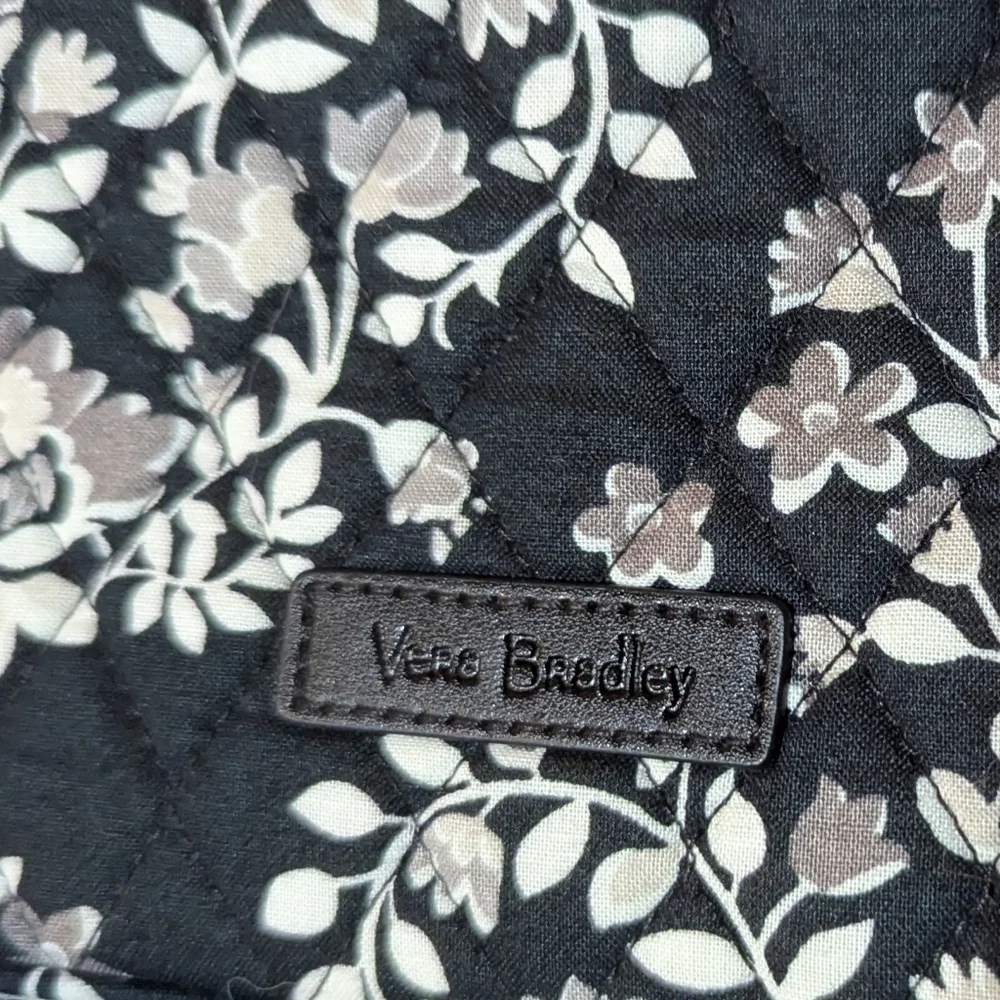 Vera Bradley Black and White Floral Backpack - Picture 6 of 6